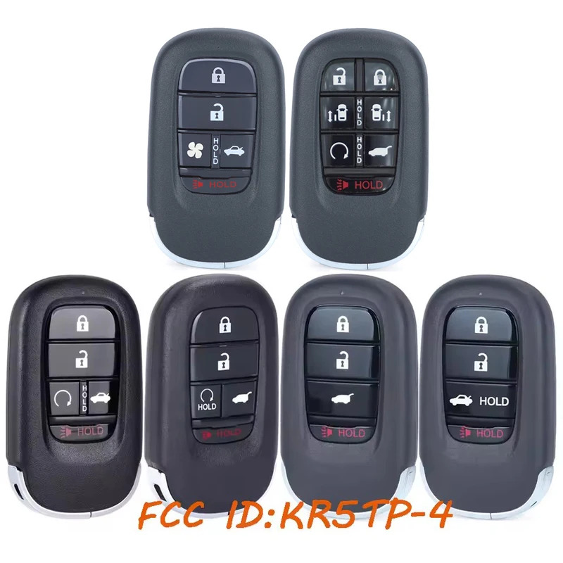 KR5TP-4 スマートリモートキーフォブ ホンダ アコード パイロット HR-V CR-V シビック 2022 2023 2024 2025 オッセイ 2026 433MHz 4A チップ