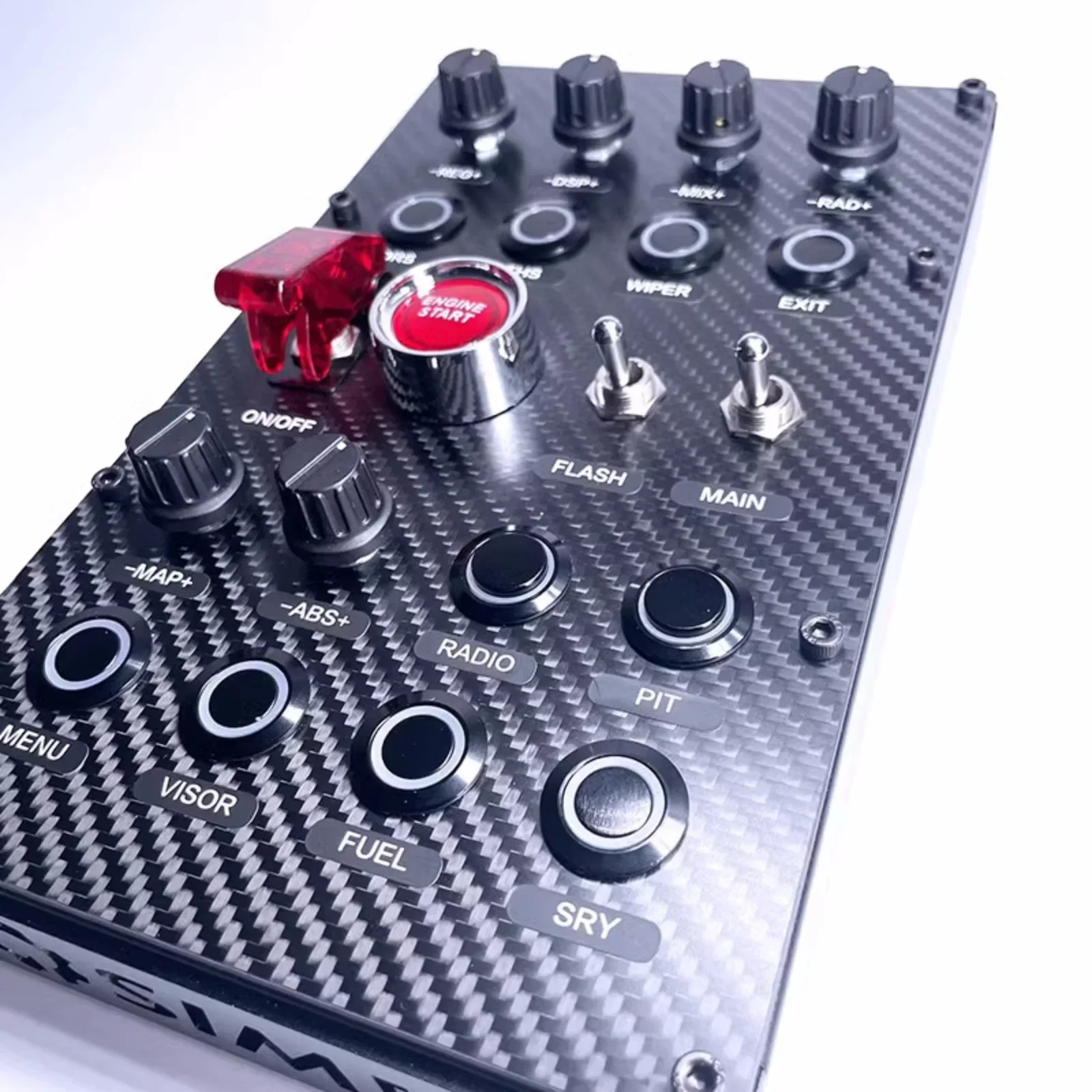 SIMDT レーシングカーをシミュレートする中央コントロールボックスハブ多機能コントロールボタンボックス PC USB Thrustmaster Logitech 用