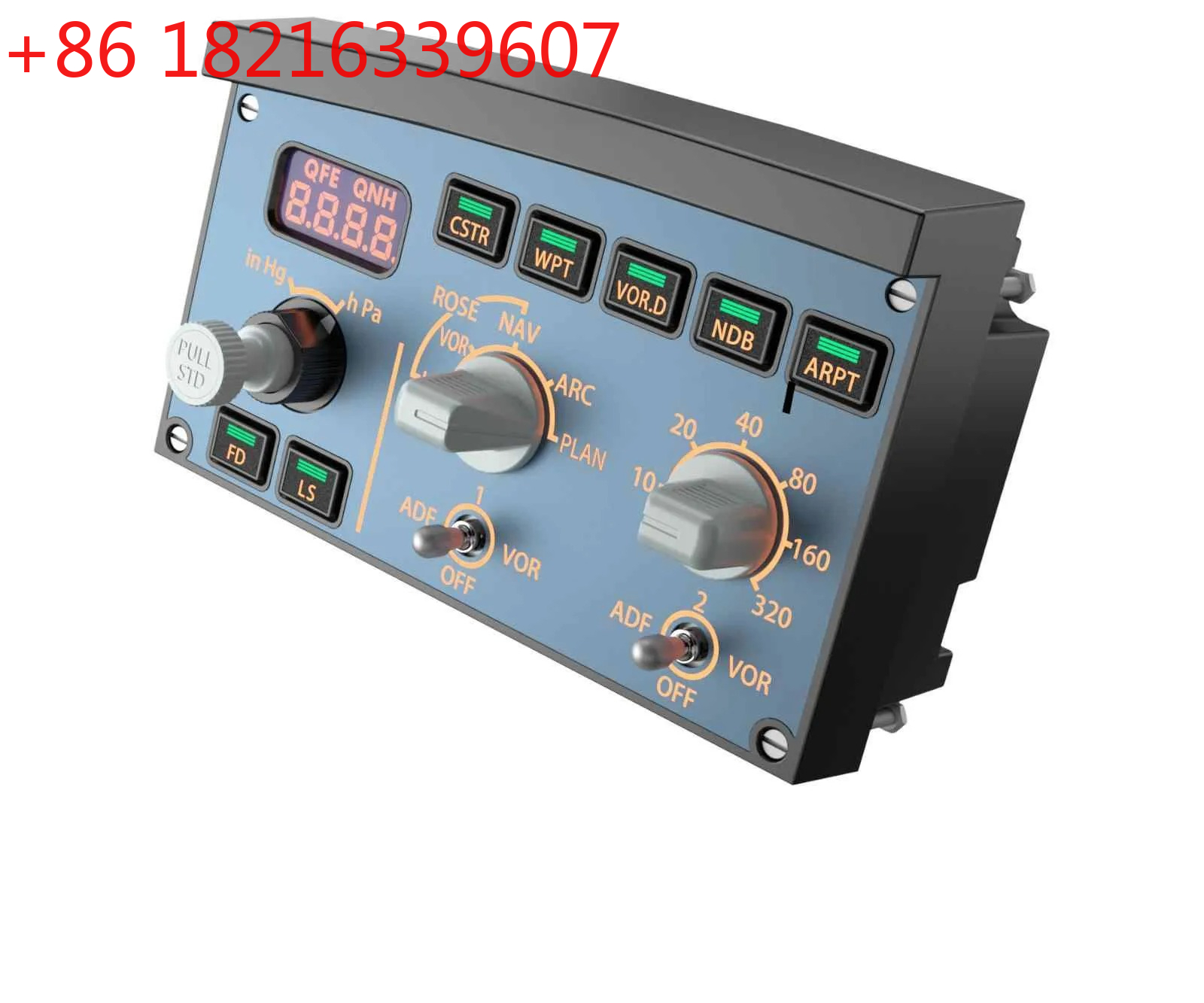 TAO WINWING A320 EFIS-L フルサイズ EFIS ユニット フライト コントロール パネル フライト ゲーム シミュレーター X-Plane MSFS2020 のサポート