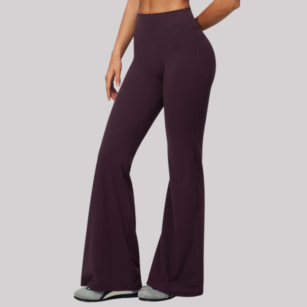 Yoga Pants Women Bell-bottoms Yoga Tights High Waist Fitness Pants Stretch Workout Sports Push Up Flare Legging Outdoor Trousers