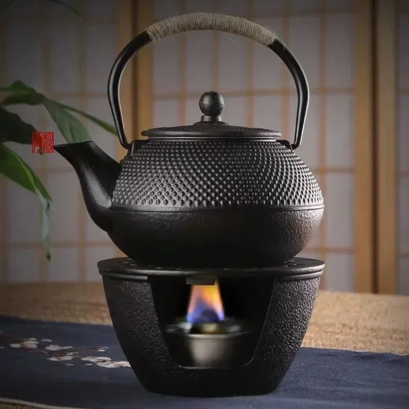 300/900/1200 ミリリットル鋳鉄ティーポットキッチン茶器日本茶ケトル沸騰水中国急須茶道アクセサリー