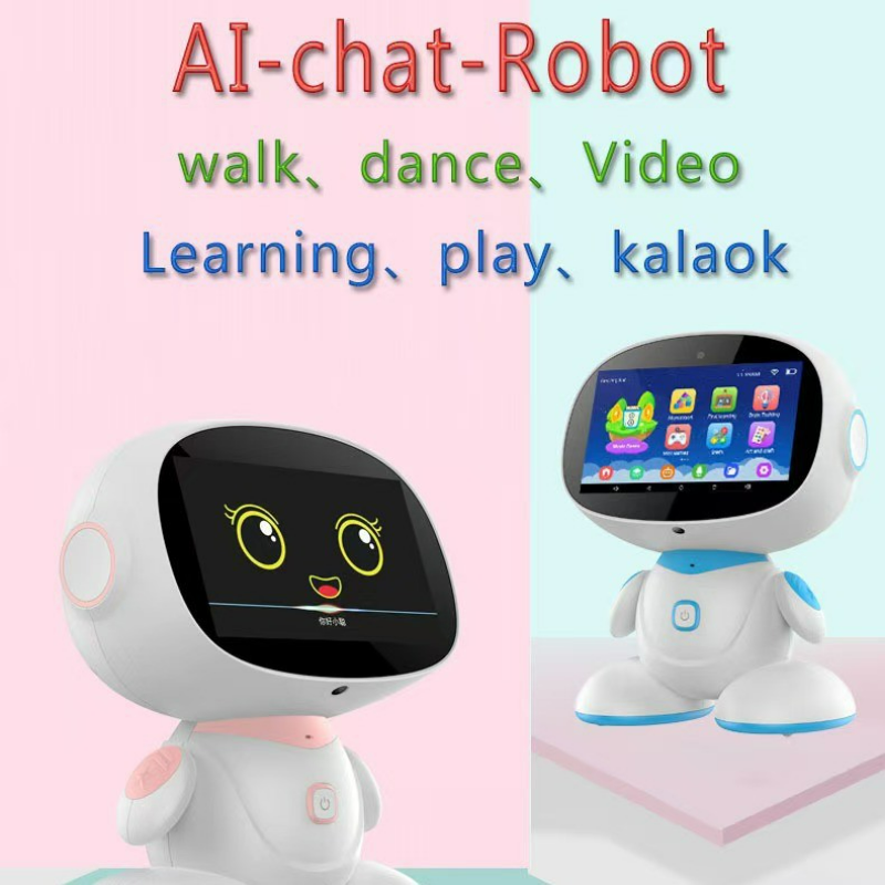 AIロボット早期教育マシン子供向けバイリンガルインタラクティブ会話おもちゃ教育ロボット英語スペイン語フランス語...