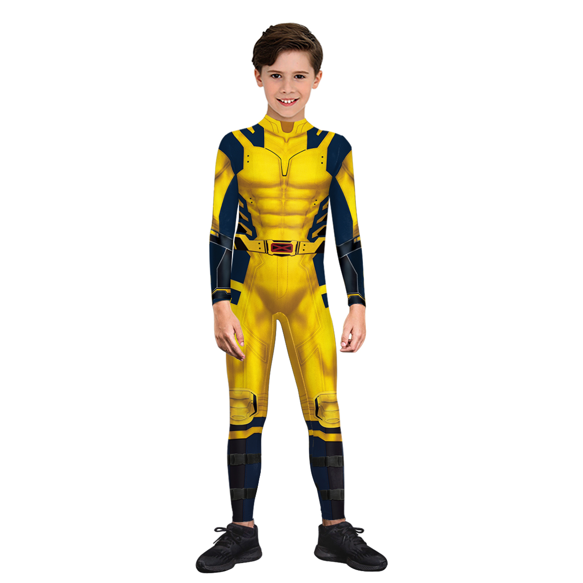 男の子女の子スーパーヒーローウルヴァリンデッドプールコスプレジャンプスーツウルヴァリンコスプレ衣装子供ハロウィンパーティーボディスーツ