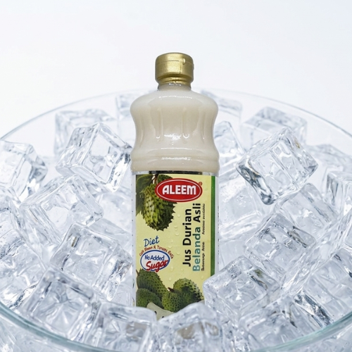 Healthy Soursop Tropical Fruit Juice Stevia Natural No Sugar Added 1L Bottle Malaysia OEM Supplier Aleem 12 Months Shelf Life