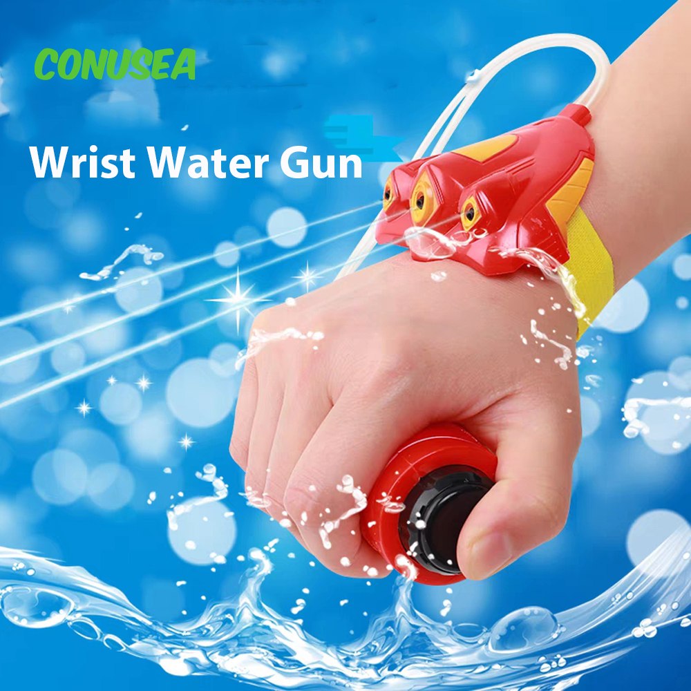 Mini Wrist Water Gun Kids Summer Toys Beach Water Game Play Toys Parent-Child Battle Shoot Toy Gift Outdoor Games Watergun