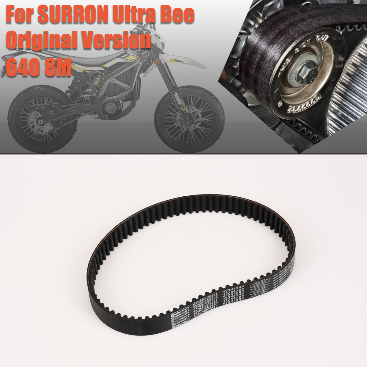 Sur-ron ため Surron ウルトラ蜂ユニバーサルダートピットバイク部品電動ドライブベルトオリジナル電動オフロードオートバイ部品