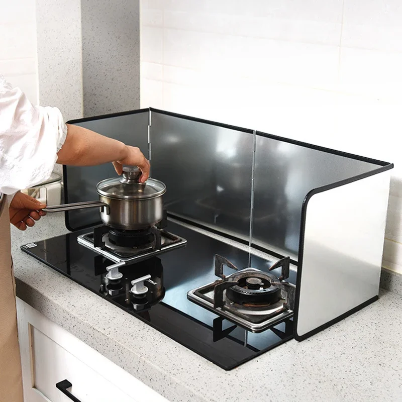 キッチンシンクスプラッシュバック亜鉛メッキボードスプラッシュガードガス炊飯器グリースボード保護シールドコンロキッチンアクセサリー