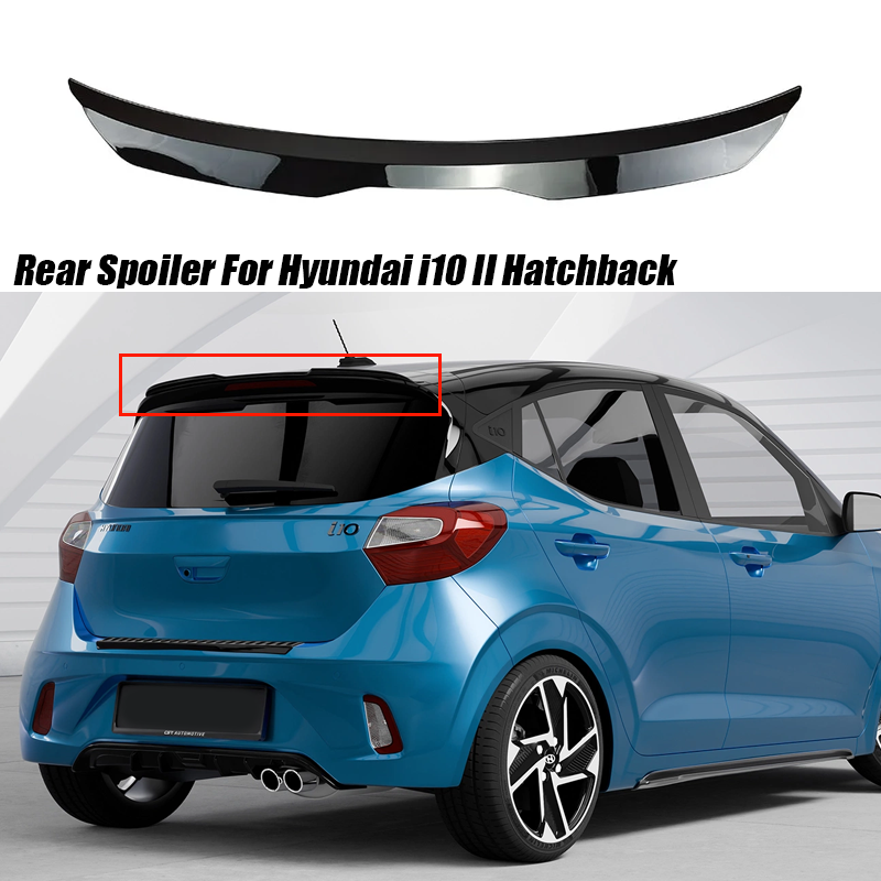 ヒュンダイアクセサリー I10 II I20 II I30 インスター IONIQ 5 6 ATOS アクセント IV ハッチバック車のリアルーフスポイラー延長 ABS
