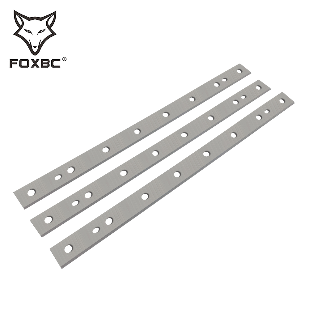 FOXBC 12.5 インチ プレーナー ブレード DW7342 交換用 DeWalt DW734 木工プレーナー ナイフ - 3 個セット