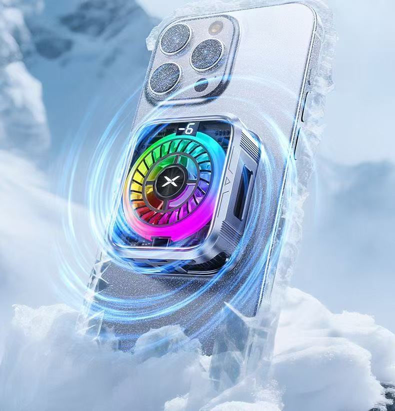 ポータブル携帯電話磁気半導体冷却ラジエーター IPhone 16/15/14/13 Pro Max Android ユニバーサルゲームクーラー用
