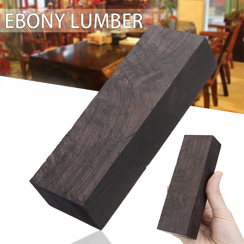 120x40x50mm 木材ブラウンエボニー材ブランク特大彫刻ブロック - 楽器ギターパーツ用 DIY 材料