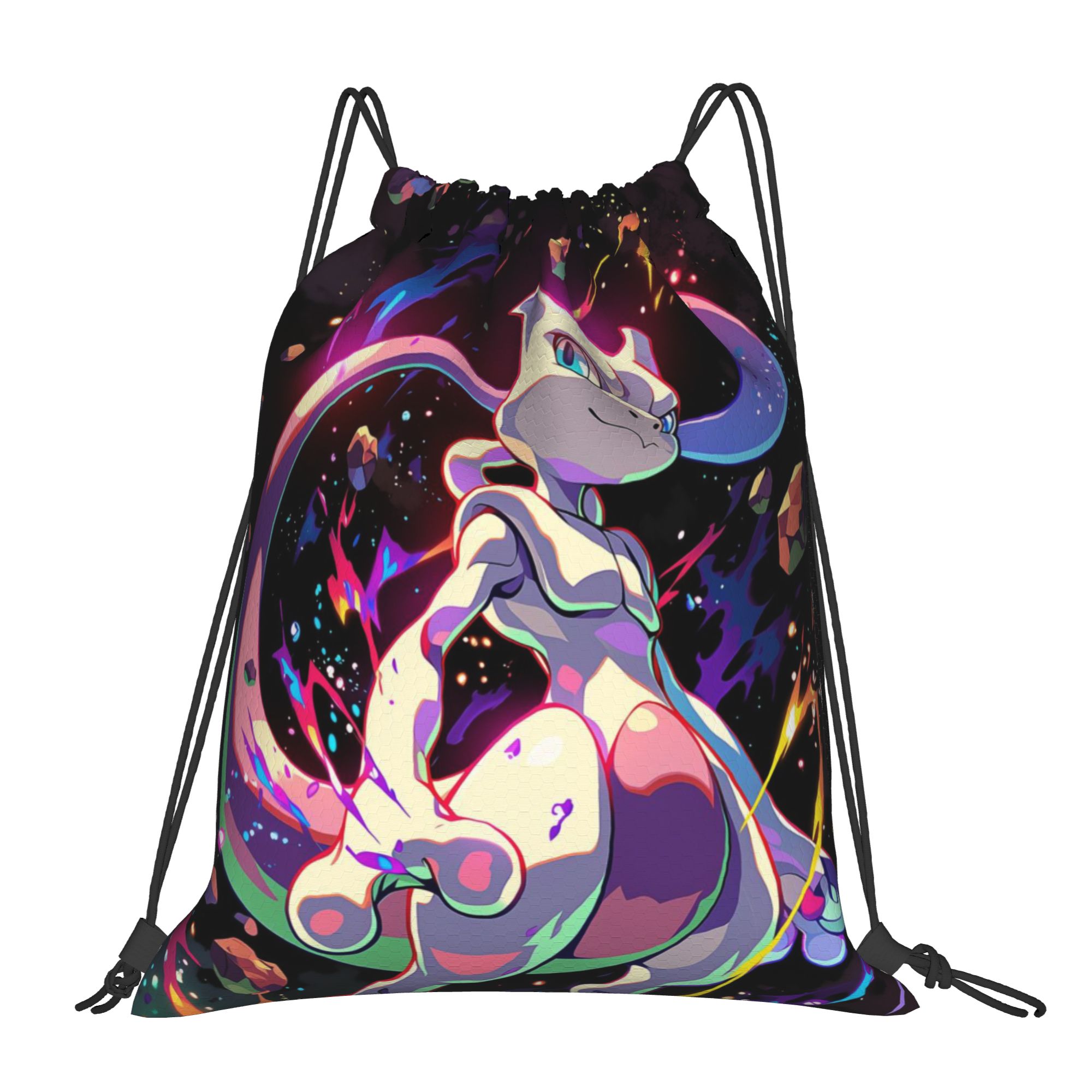 ジムポーチポケモン巾着バッグジムユニセックス収納整理バンドルポケットロープバッグ