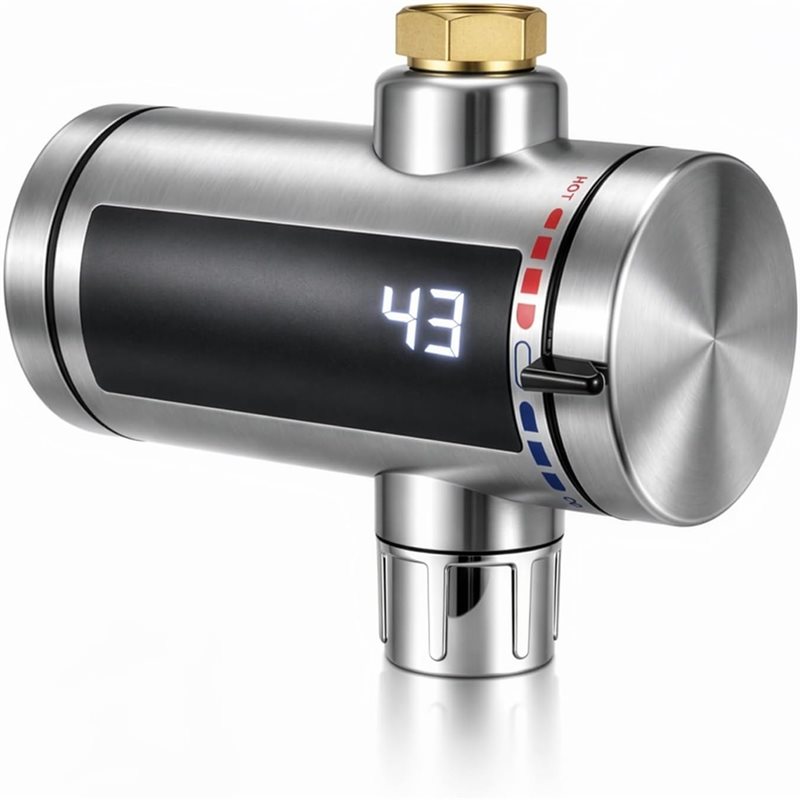 プロモーション!電気ユニバーサル瞬間湯沸かし器 - 屋外の庭、ガレージ、EU Pl用のコンパクトな瞬間温水屋外タップ