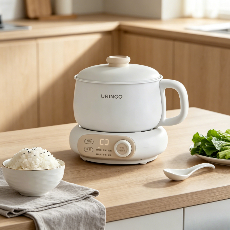 多機能 IH スマート ミニ炊飯器 取り外し可能なノンスティック内釜 小分割デザイン 簡単お手入れ コンパクト炊飯器 シングル用