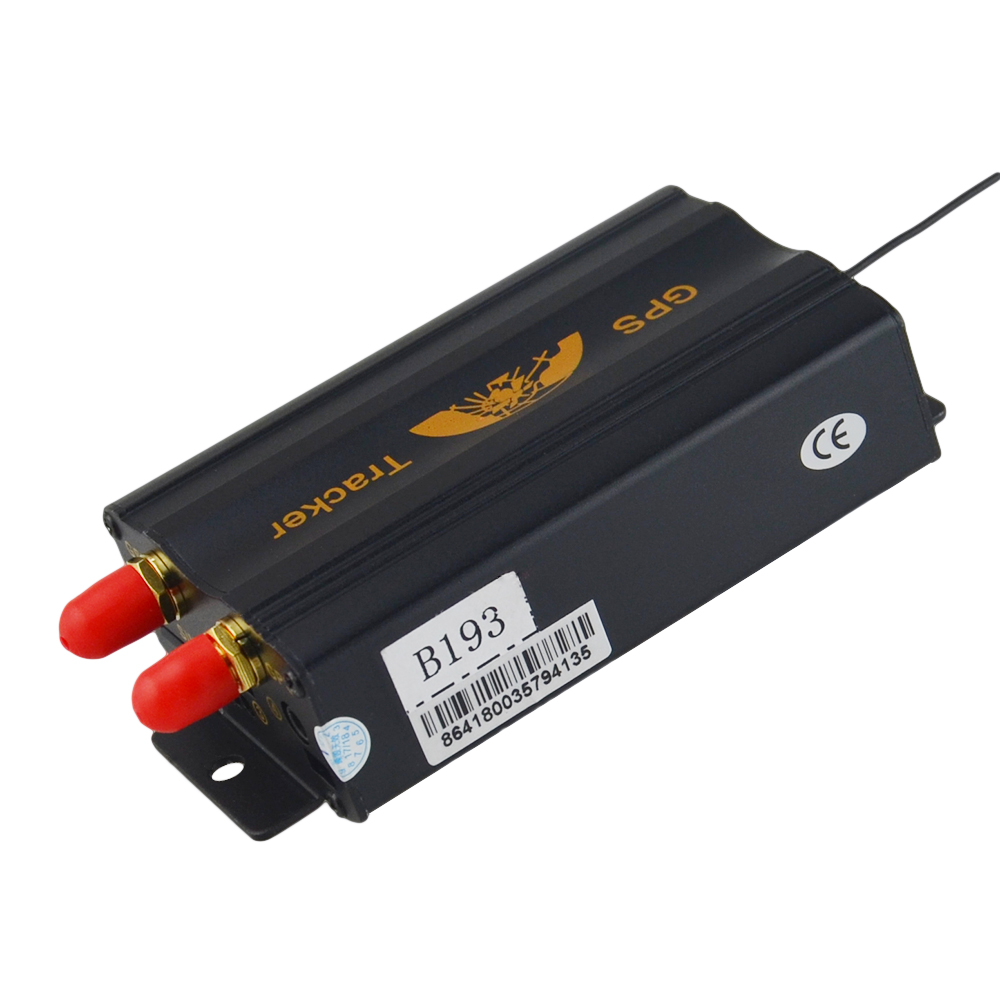リモートコントロール GPS ロケーター GSM リアルタイム SD カードスロット盗難防止/車警報システム GPS103B TK103b 車両車 GPS トラッカー箱なし