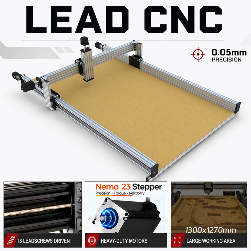 OpenBuilds リード CNC マシン機械キット 4 軸ネジ駆動 DIY CNC ルーター彫刻機木材金属アクリル PCB フライスキット用