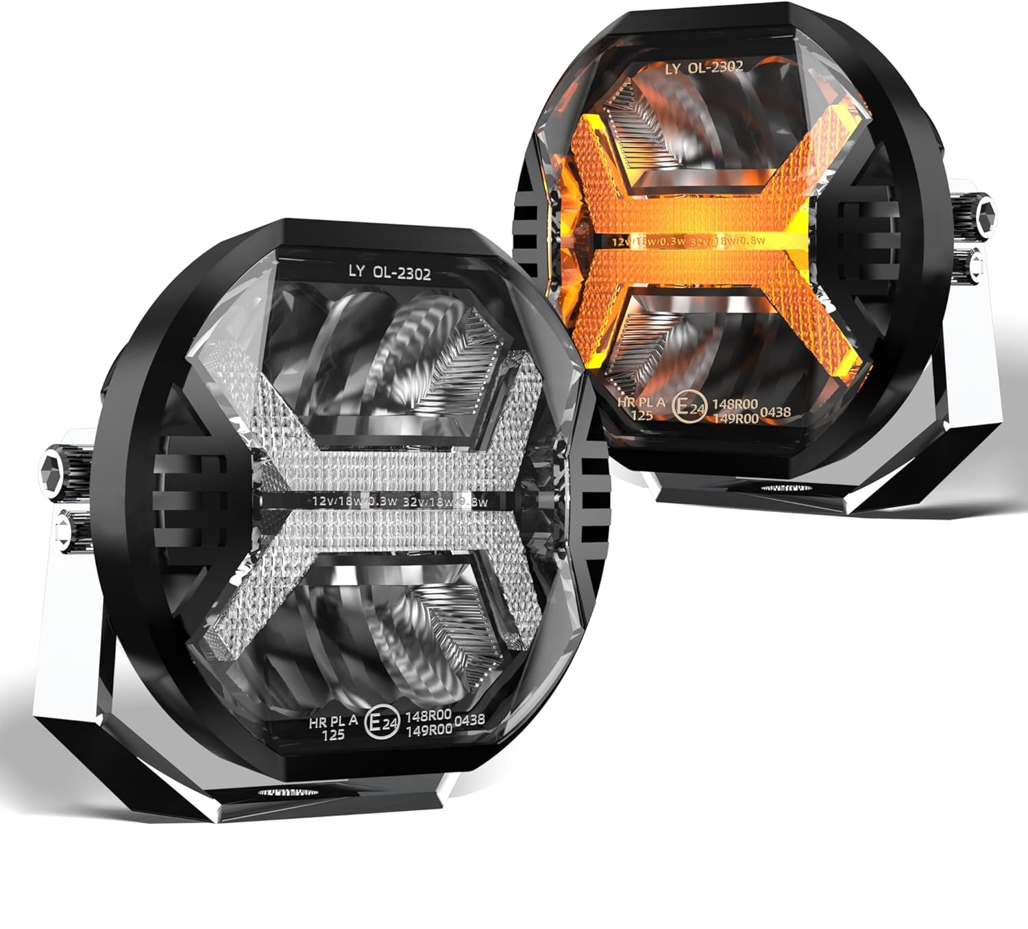 4 インチ車 Led ワークライトバー 12v アンバー DRL ドライビングライトスポットライトジープオフロードボートトラクタートラック 4x4 SUV ATV ヘッドライト