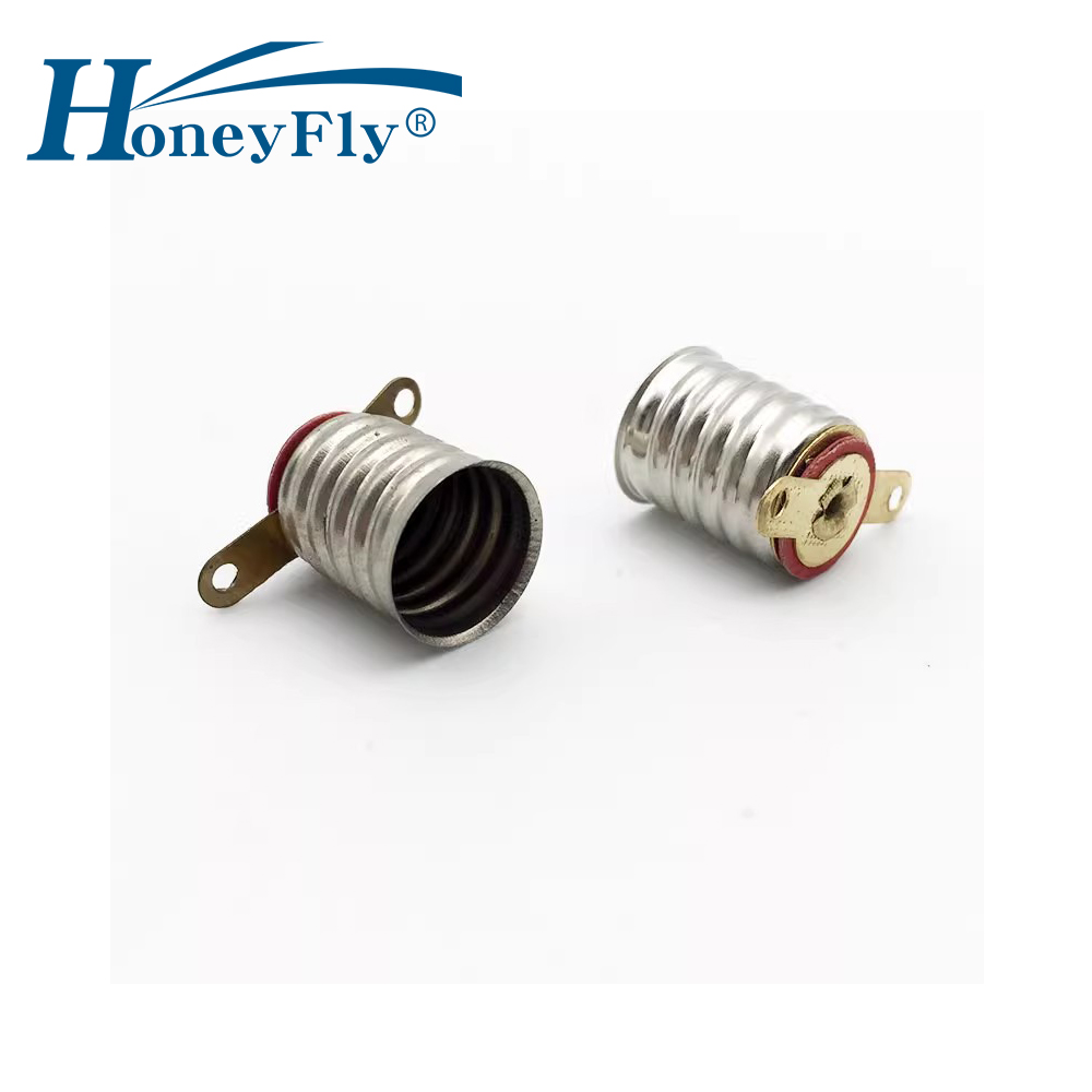 HoneyFly 10 個 E10 ランプソケットホルダー 36V 1A コンバータコネクタインジケータランプ電球ベース電気実験コース