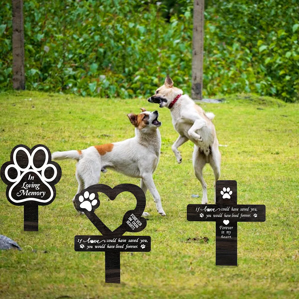 メモリアルペットの墓標 メモリアルガーデン墓地ステーク 犬の墓ステーク ペットロスメモリアルプラーク 屋外ペット墓マーカー