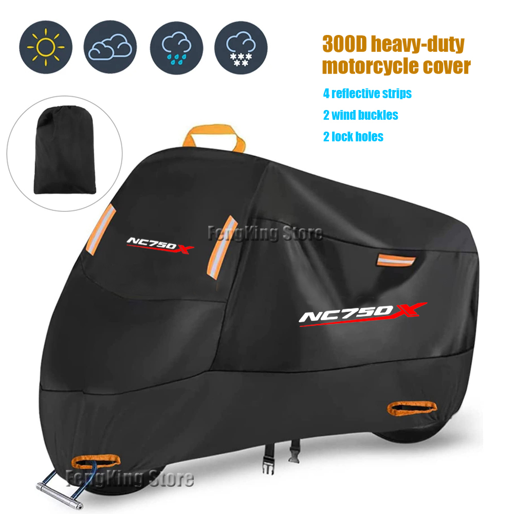 ホンダ NC750X NC 750X NC750 X オートバイカバー防水屋外雨防塵 UV プロテクターカバー