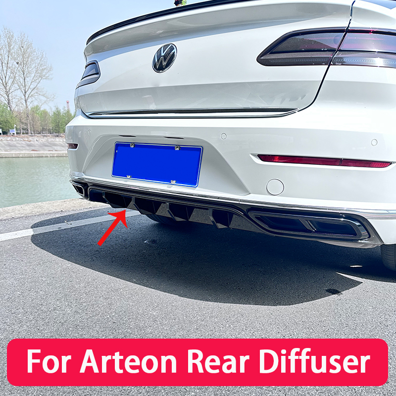 Vw Arteon リアディフューザー 2020 2021 2022 2023 2024 2025 Arteon SR リアスポイラー Arteon シューティングブレーキリアサラウンドアクセサリー