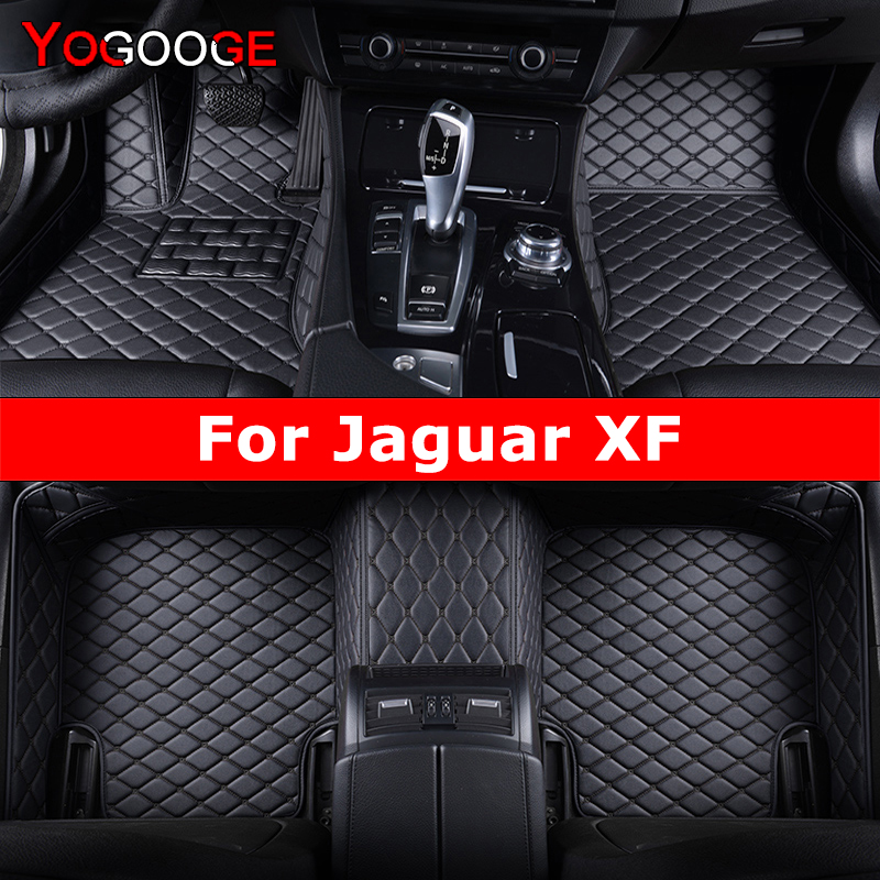 YOGOOGE カスタム車のフロアマットジャガー XF XF-Sportbrake 自動車カーペット Foot Coche Accessorie