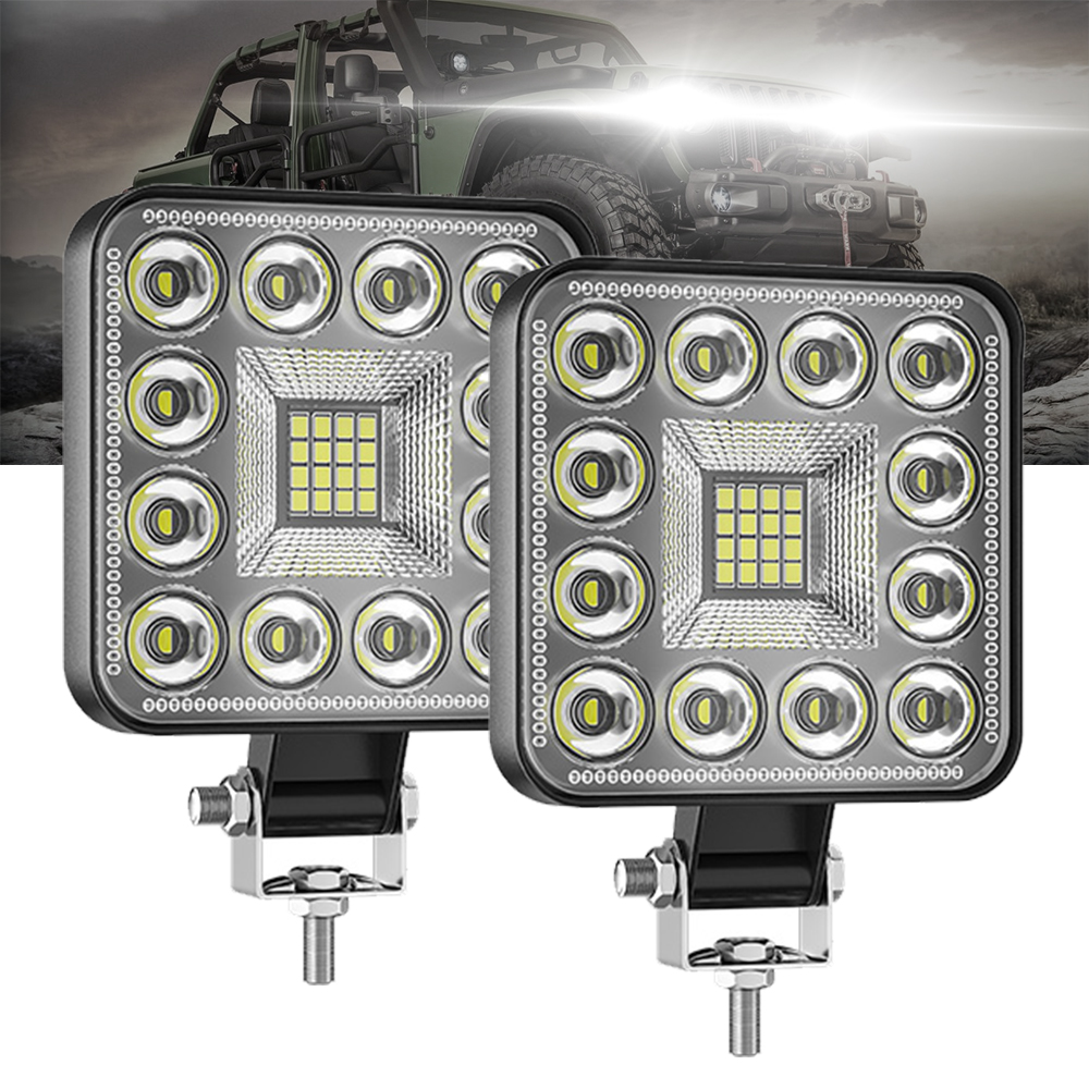 NLpearl 4インチ 車 LED バー ワークライトバースポット 12V 24V オフロードトラック ボート 4x4 ATV SUV ドライビングフォグヘッドライト 4 インチランプフォグ