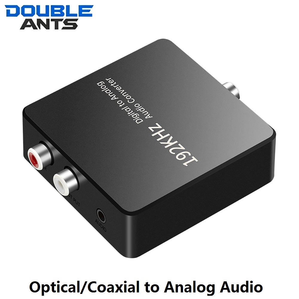 デジタル Toslink 同軸オーディオコンバータ 3.5 ミリメートル SPDIF 光デュアル RCA AUX アンプコンバータスピーカー TV ボックス DVD PS4/5 テレビ