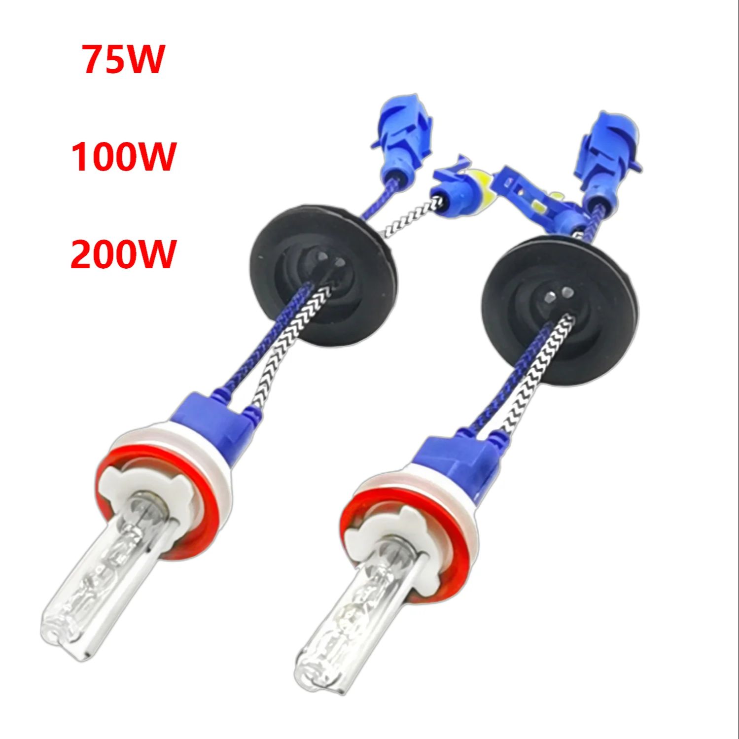 セラミック 200 ワット H1 H3 H7 H8 H9 H11 キセノングローブ 6500LM HB3 HB4 9005 9006 D2H プレミアム電球 12V AC 車 HID ヘッドライト