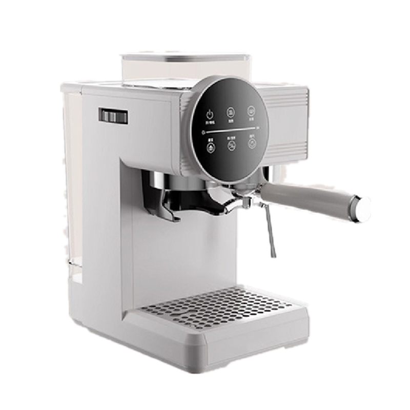 半自動イタリアンコーヒーマシン商用グレード15Bar圧力、内蔵テーパーグラインダー、コールドとホットのダブル抽出