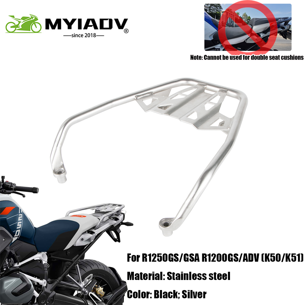 Bmw R1200GS R1250GS LC ADV GS1250 アドベンチャー K50 K51 リア荷物トップケースラックブラケットステンレス鋼ショートトランクサポート