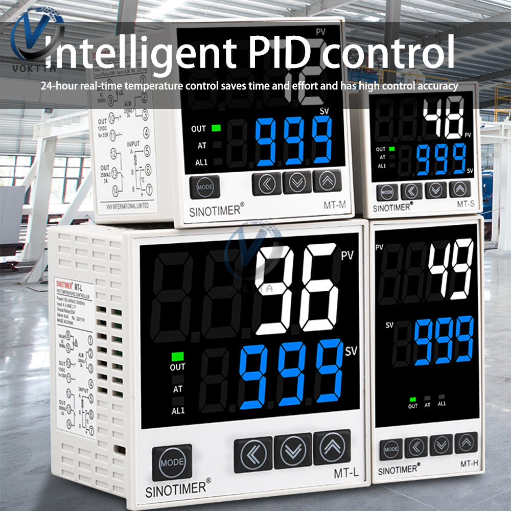 PID インテリジェント温度コントローラ KJEN タイプ 4 入力インテリジェント温度レギュレータ リレー ソリッド ステート ダブル出力