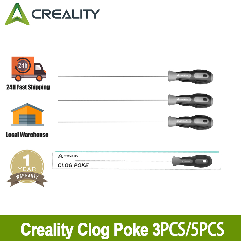 Creality Clog Poke 3D プリンタ ノズル クリーニング キット 1.75mm フィラメント ノズル Φ1.5mm 矢印先端 210mm 3D プリンタ ツール用
