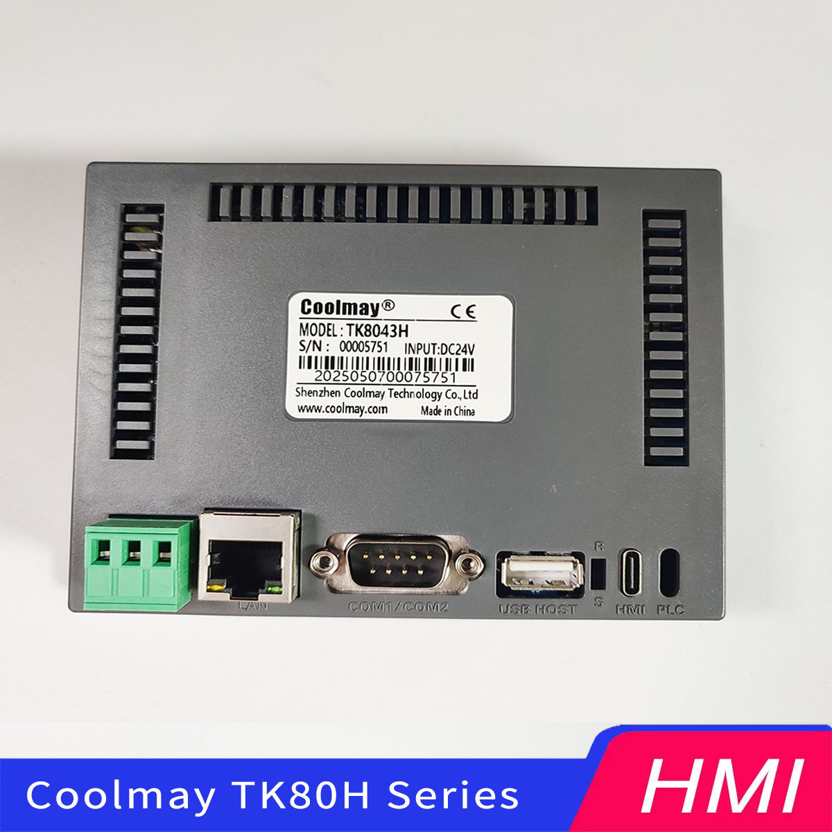 Coolmay TK8043H Hmi 表示画面パネル 4.3 インチ TK6043FH 408MHz ヒューマンマシンインターフェイスディスプレイカレンダーサポートすべての PLC