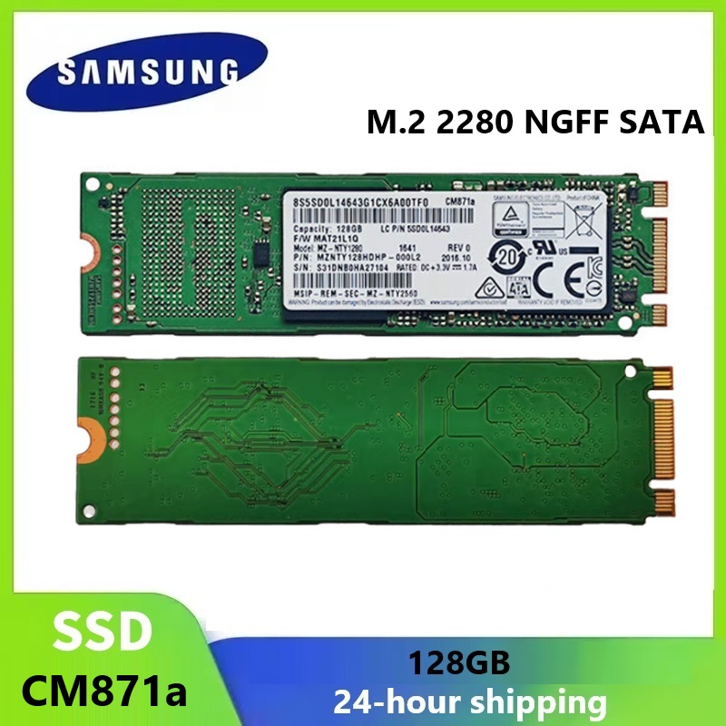 サムスン SSD CM871a 128 ギガバイト内部ソリッドステートディスク HDD ハードドライブ M.2 2280 NGFF SATA ストレージラップトップデスクトップ PC ディスコデュロ