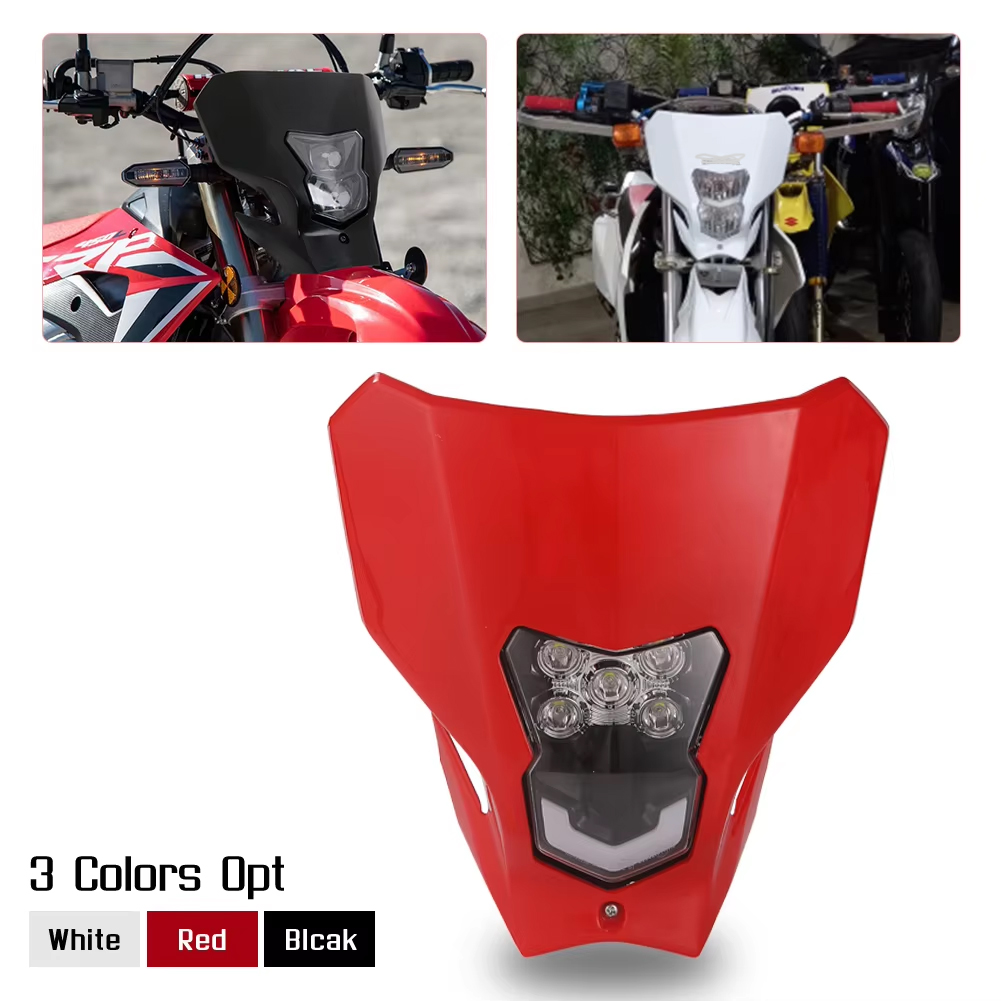 LED ヘッドライトホンダ CRF450L CRF450XR CRF 450XR 450L 450 L XR 2019 2020 オートバイヘッドライトランプモトダートピットバイク