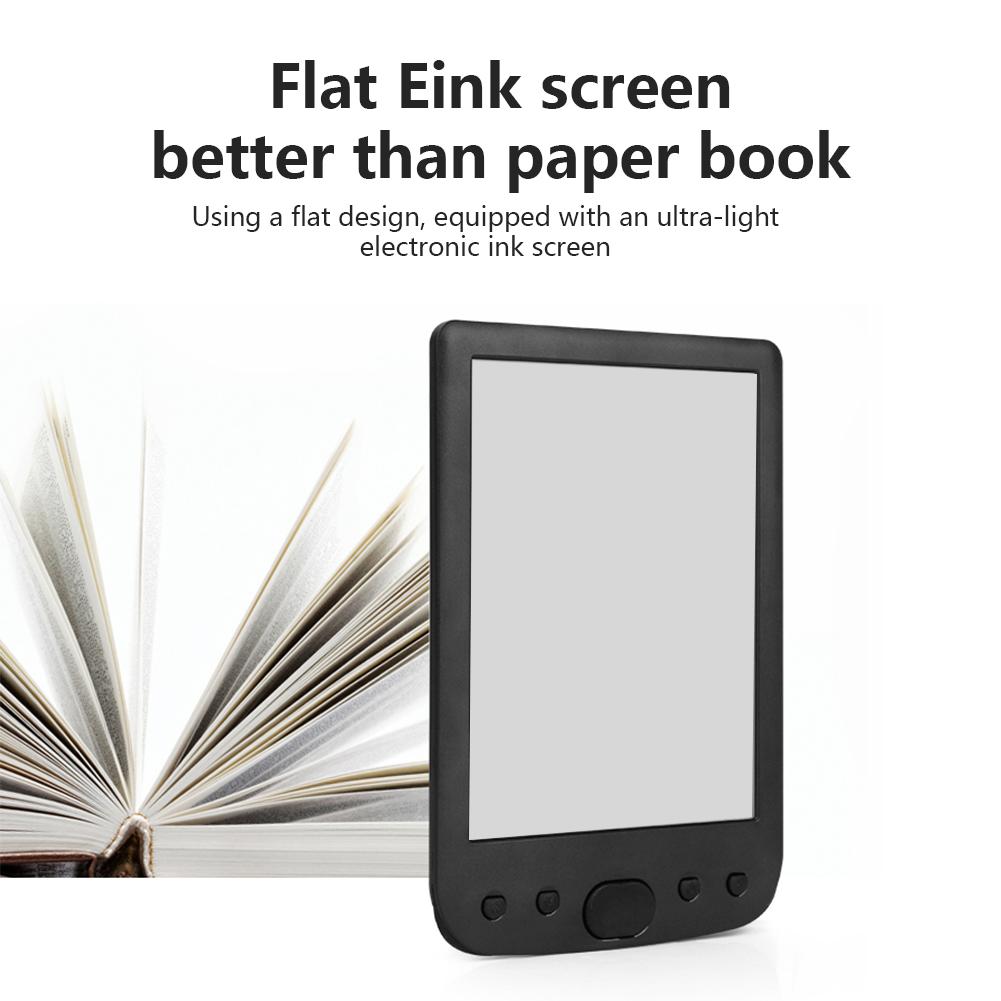 2026 新しい電子書籍リーダー - 6 インチのグレアフリー E-Ink スクリーン、8GB ストレージ TF カード拡張、調節可能な光、超耐久性
