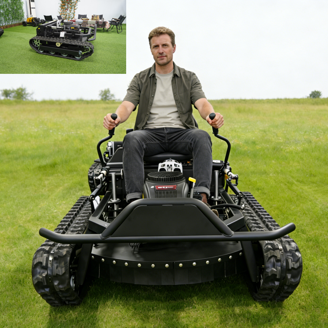 カスタマイズされた長寿命リモコン芝刈り機 取り外し可能な大型リモコン芝刈り機 クライミング可能な芝刈り機