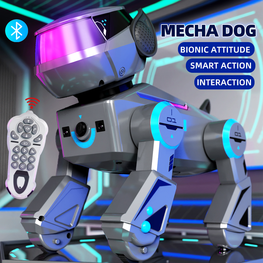 RC Bluetooth ロボット犬インタラクティブスタントおもちゃインテリジェントプログラミングリモコンスマートロボットオーディオ音楽子犬子供のギフト