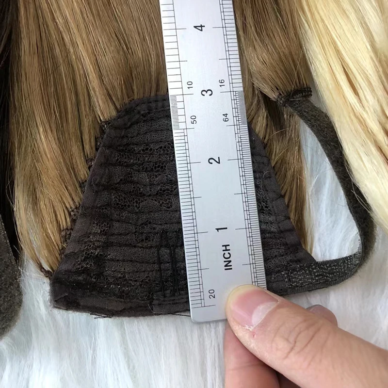 スーパーダブル描画自然人毛ポニーテールエクステンション 100% 編組ボリューム延長ヘアスタイリングアクセサリー