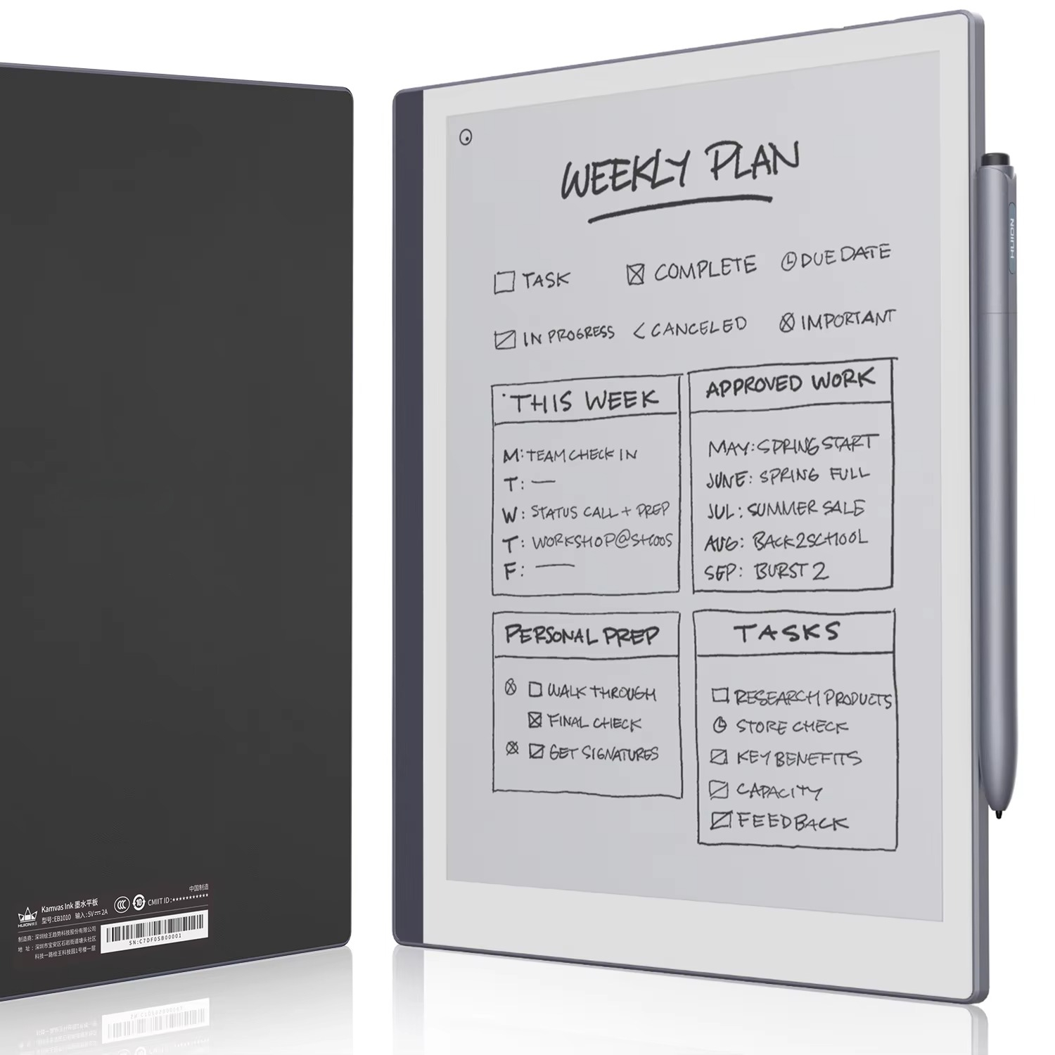 Ink E リーダー 10.3 インチ E インク ライティング タブレット 電子ペーパー 電子ブック タブレット