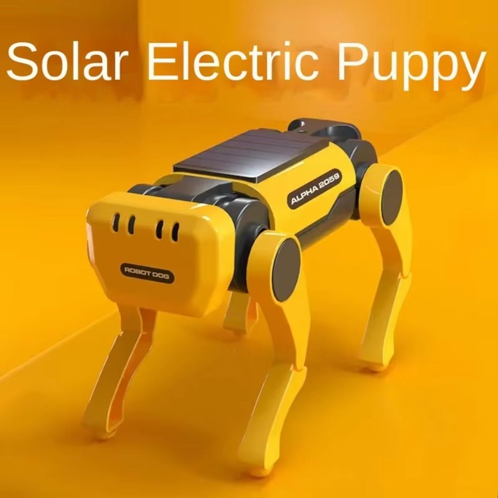 バイオニック電気機械犬ソーラーシステムリモコン RC ロボット早期教育インテリジェント電気ロボット犬