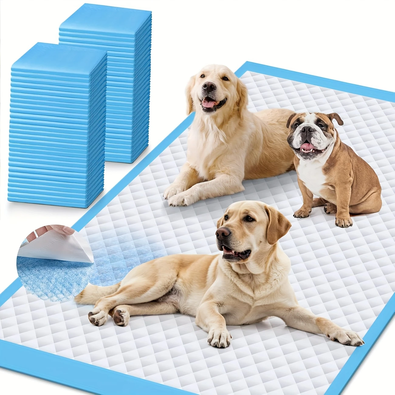 超吸収性ペットおむつ便器犬トレーニングおしっこパッド 100/50/40/20 個使い捨て健康おむつマット猫犬速乾性パッド