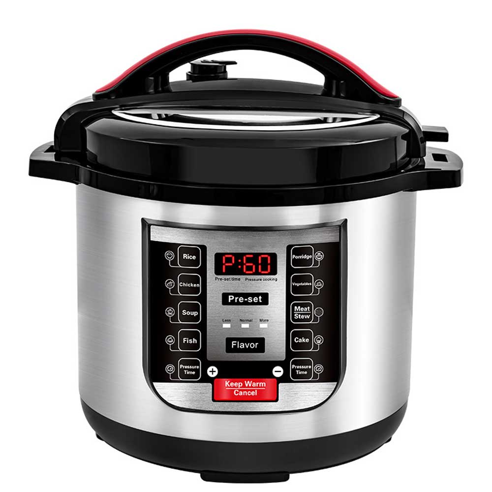 家庭用 8L 炊飯器ステンレス鋼ノンスティックマルチクッカー電気圧力鍋