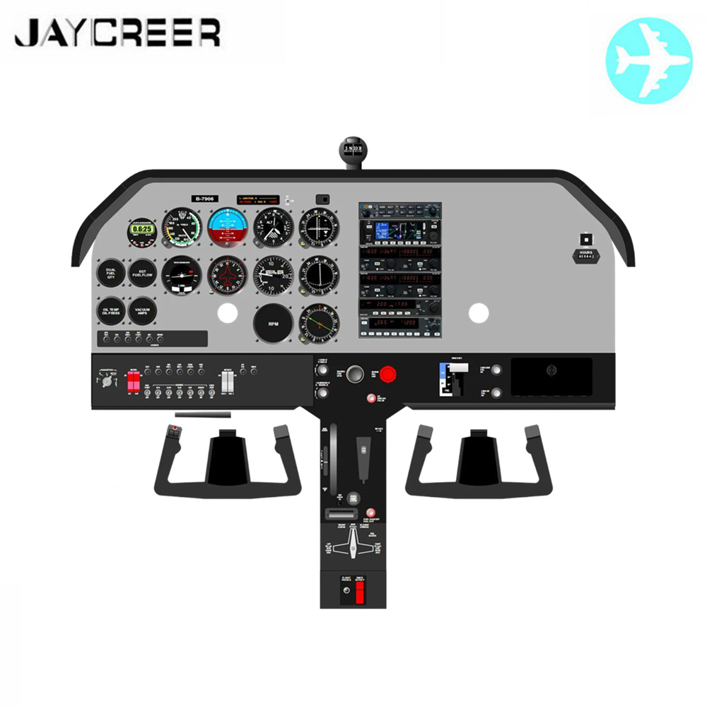 JayCreer セスナ 172 コックピット ポスター