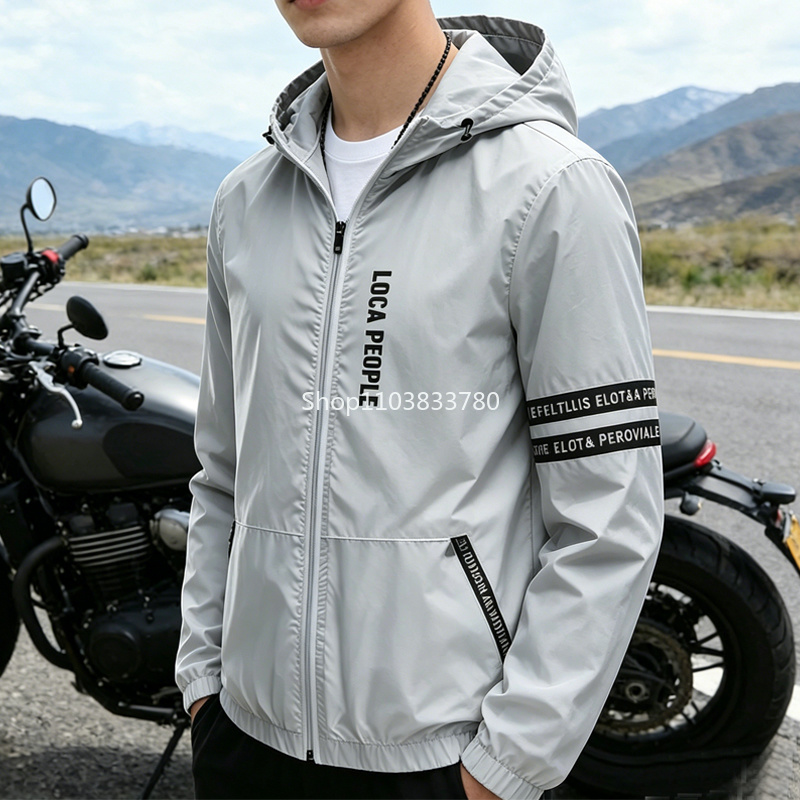 サイクリングウインドブレーカーメンズ自転車防風コートオートバイメンズ夏極薄ジャケットロードマウンテンバイク日焼け止め男性