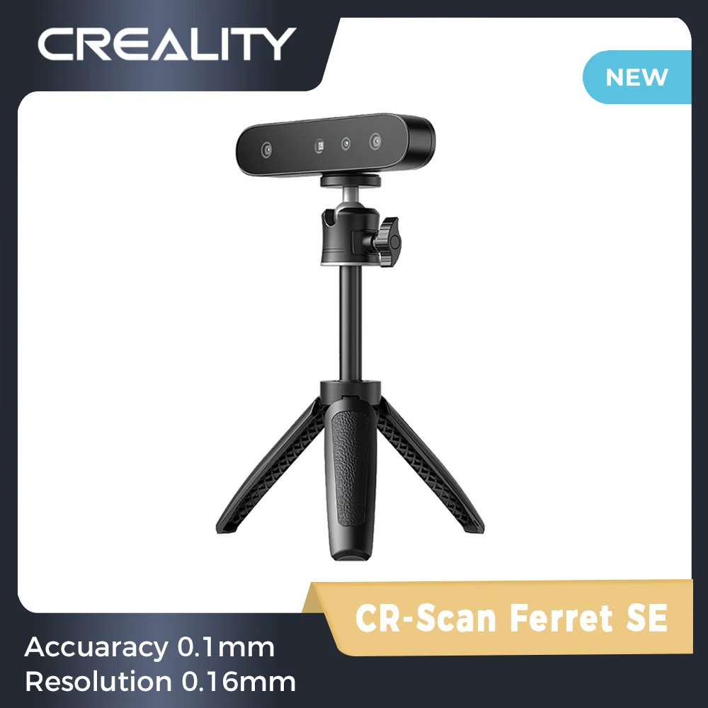 Creality CR-Scan Ferret SE 3D スキャナー ポータブル ハンドヘルド スキャナー 30FPS クイック スキャン 0.1mm 精度 24 ビット フルカラー スキャン キット