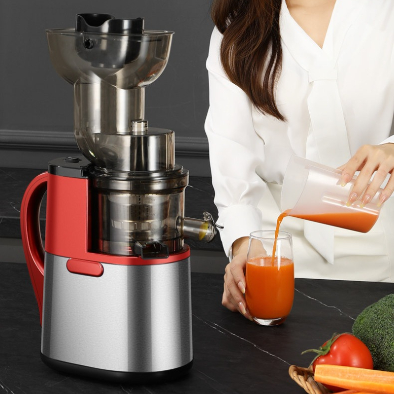 新しいスロージューサー大口なしプレカット果物野菜ジューサー機ジュース残留物分離家庭用商業