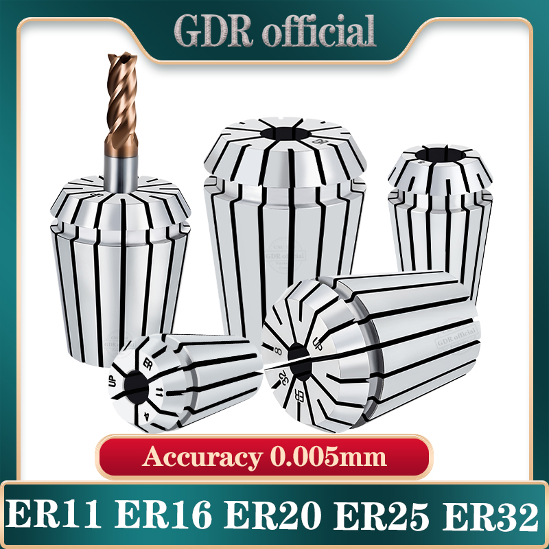 ER11 ER16 ER20 ER25 ER32 ER コレットチャック精度 0.005mm ツールホルダー ER シリーズエクステンションロッドツールホルダーブラケットツールコレット