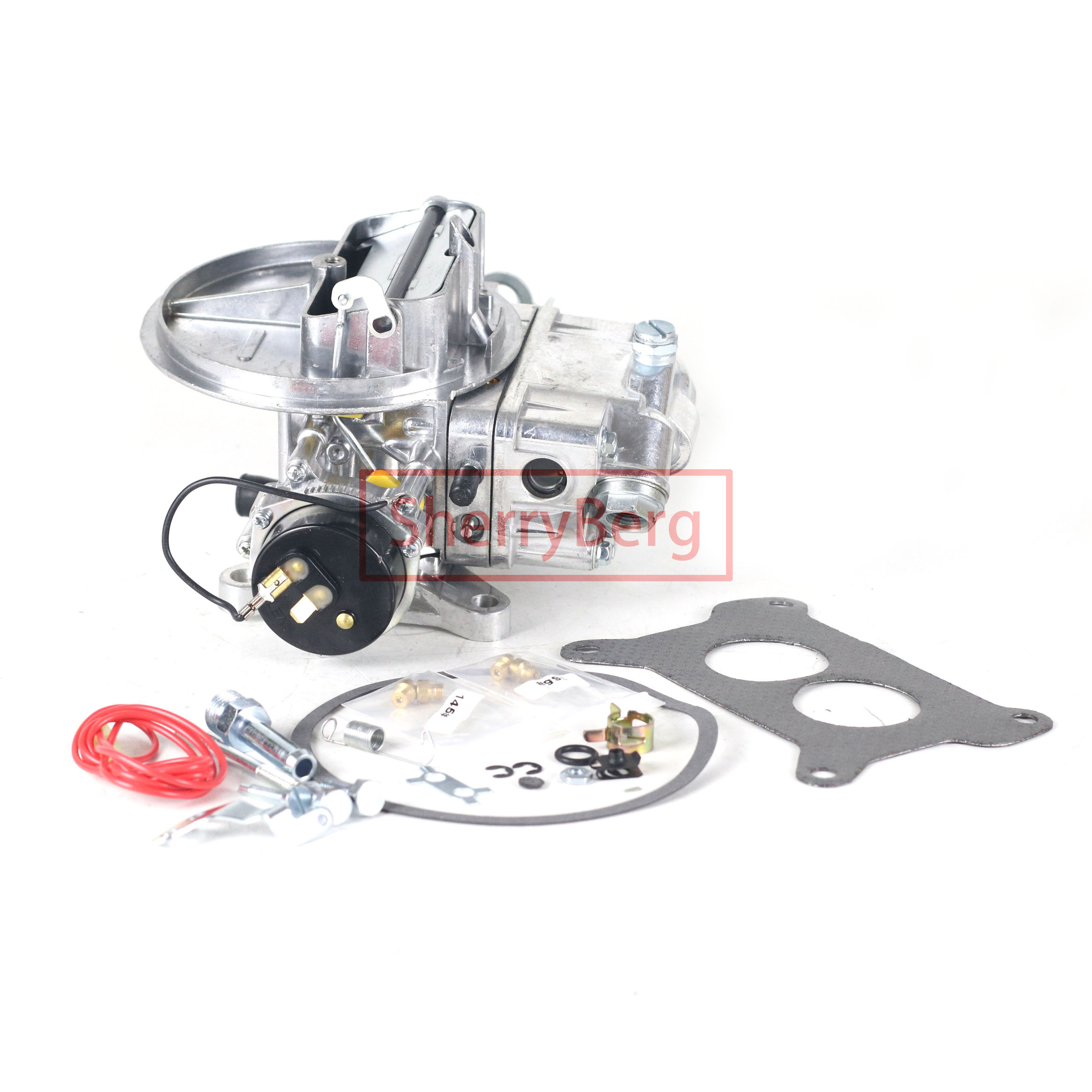 SherryBerg キャブレター代表 フォード GM シボレー 2 バレル電子チョーク 350 CFM 360CFM Carburador 0-80350 2300 キャブレター 350CFM